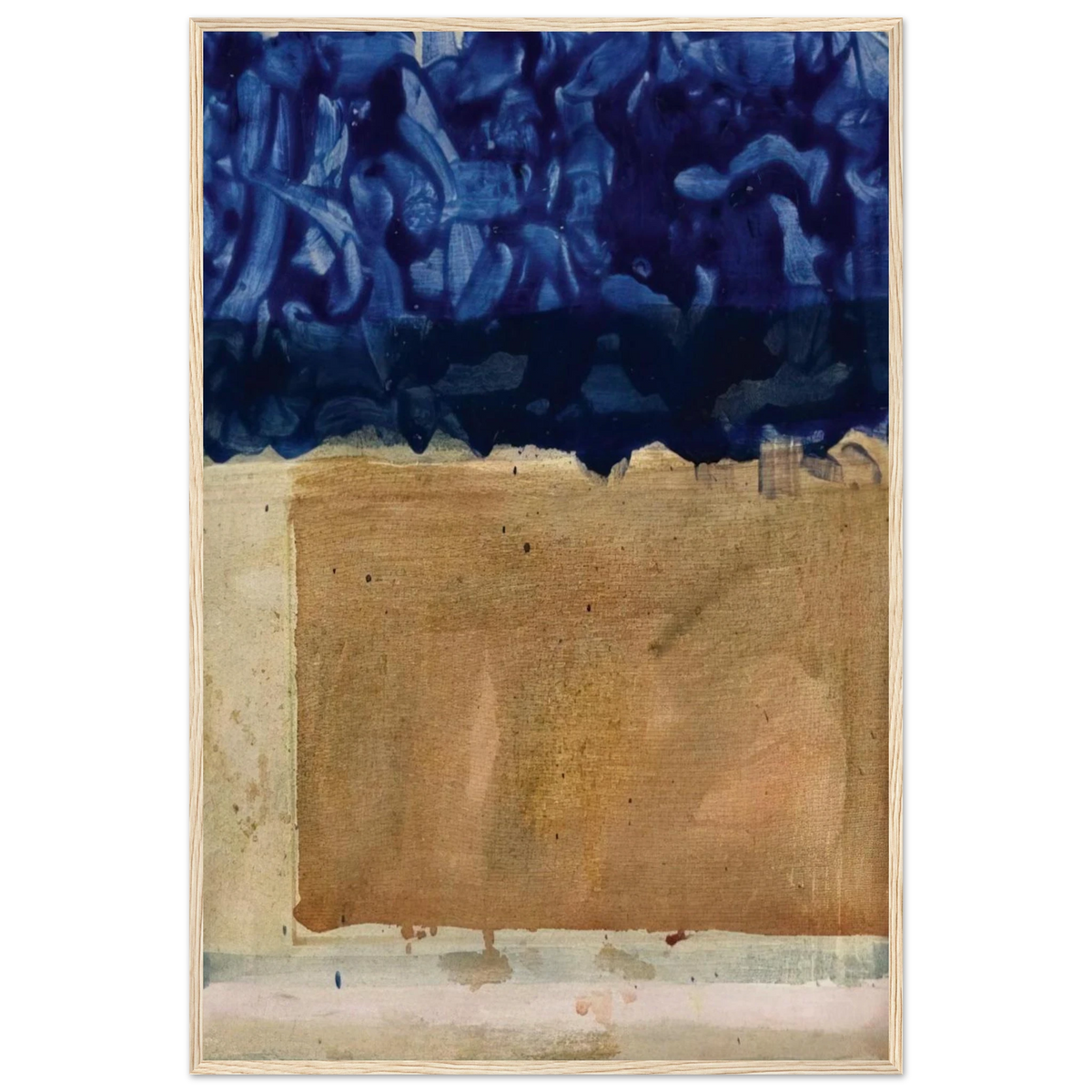 Shoreline - 1952 Framed Poster | Helen Frankenthaler Framed Prints Wall Art | Frankenthaler Helen