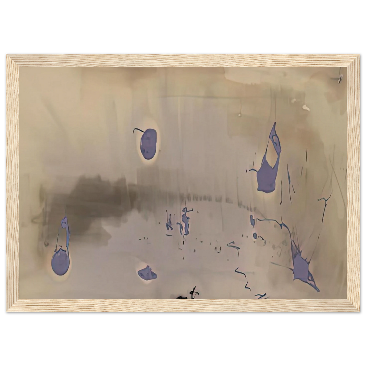 Sacrifice Decision, 1981- Framed Poster | Helen Frankenthaler Framed Prints Wall Art | Frankenthaler Helen