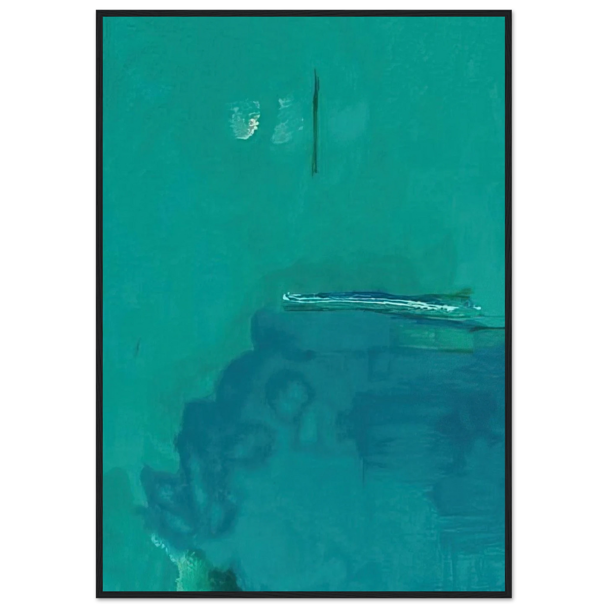 Contentment Island - 2004 Framed Poster | Helen Frankenthaler Framed Prints Wall Art | Frankenthaler Helen