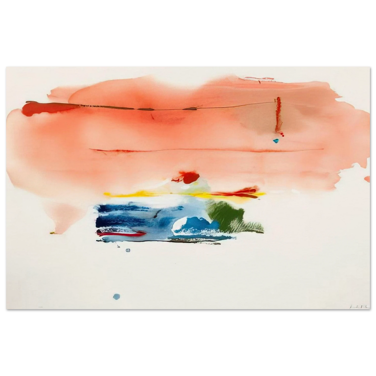 Santa Fe II - 1986 Poster | Helen Frankenthaler Poster | Frankenthaler Helen