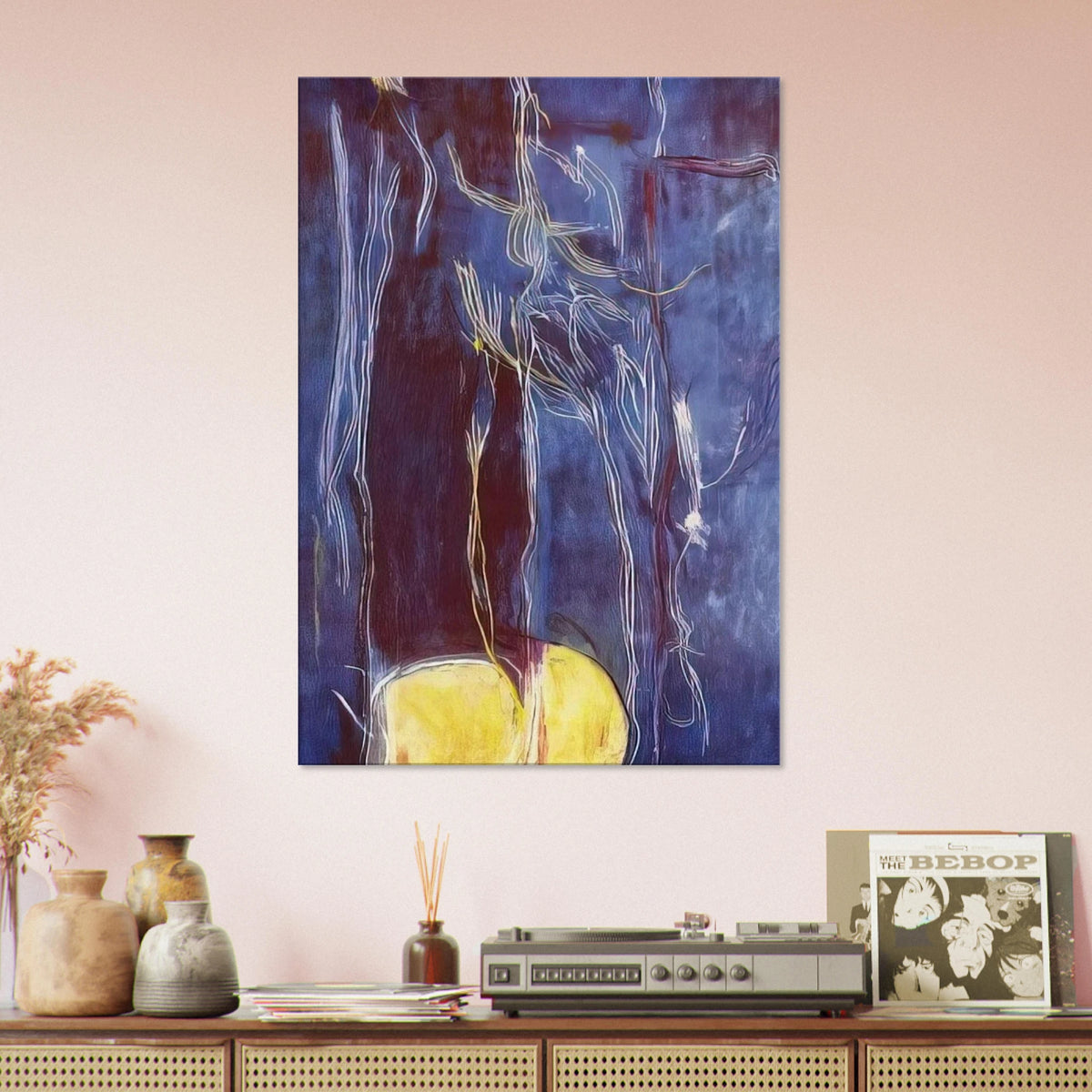 All About Blue - 1994 Canvas | Helen Frankenthaler Canvas | Frankenthaler Helen