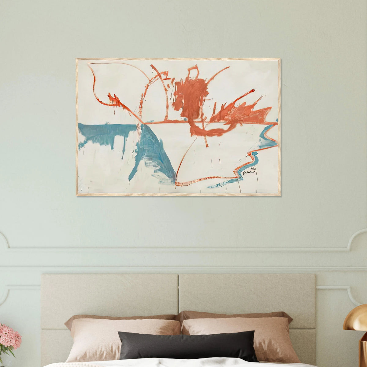 French Horizon, 1958- Framed Poster | Helen Frankenthaler Framed Prints Wall Art | Frankenthaler Helen