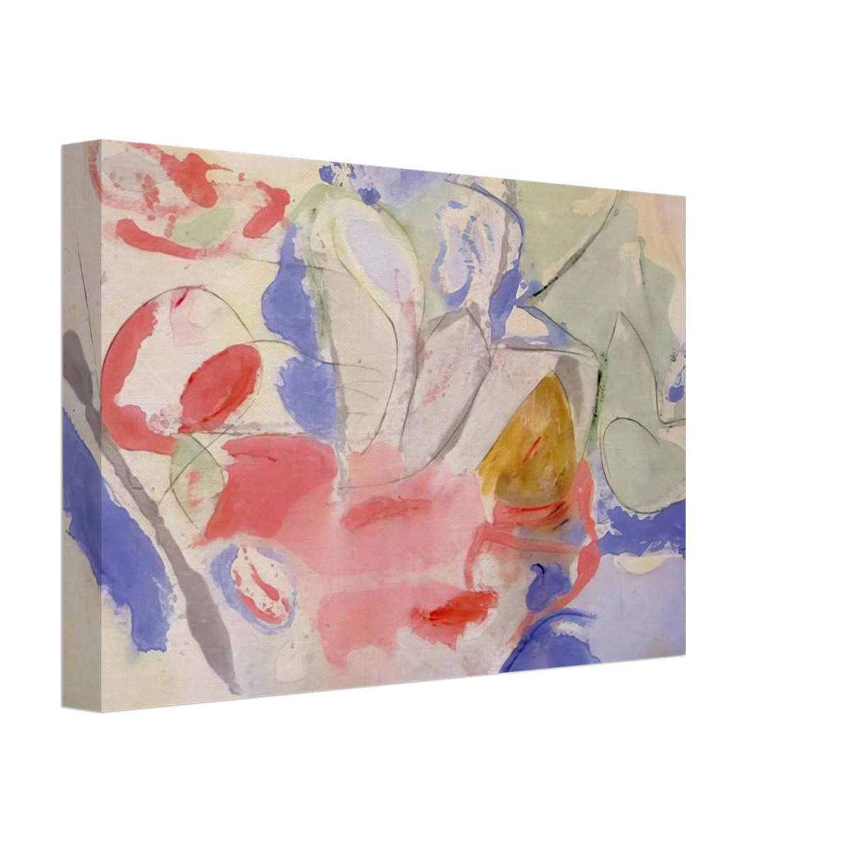 Mountains and Sea - 1952 Canvas | Helen Frankenthaler Canvas | Frankenthaler Helen