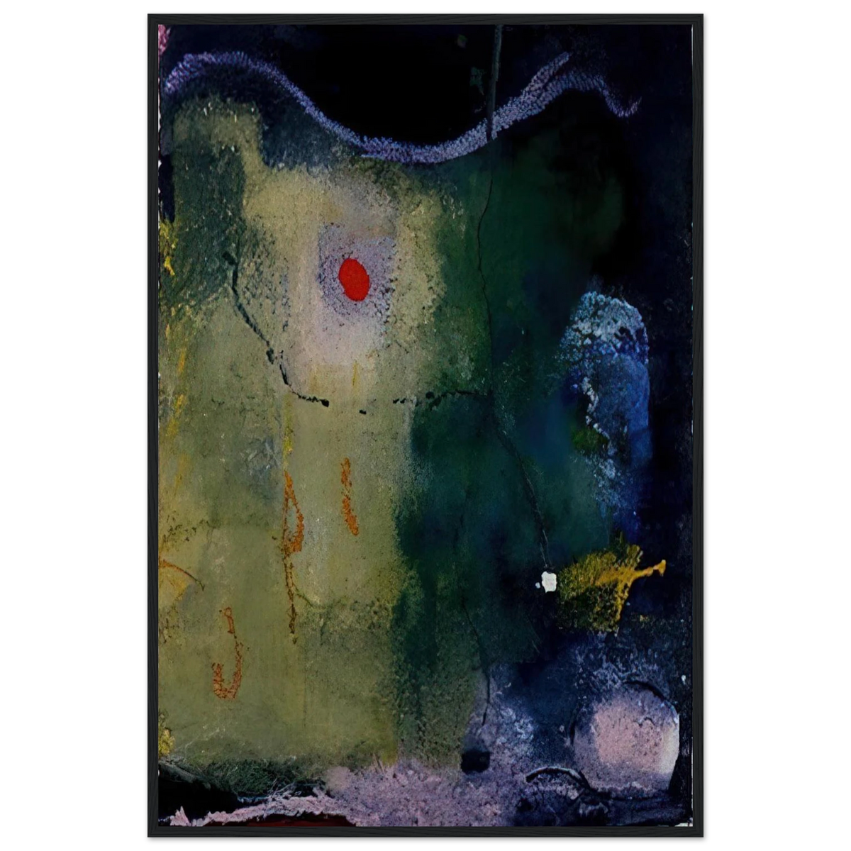 The Other Side of the Moon - 1995 Framed Poster | Helen Frankenthaler Framed Prints Wall Art | Frankenthaler Helen