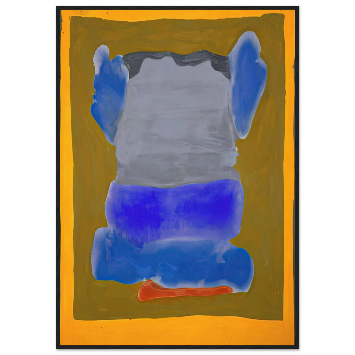Buddha s Court - 1964 Framed Poster | Helen Frankenthaler Framed Prints Wall Art | Frankenthaler Helen