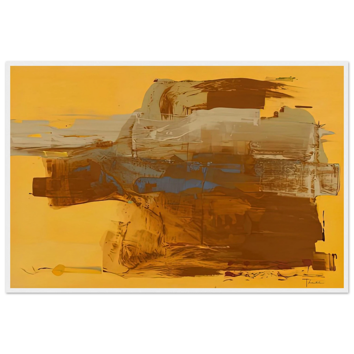 Mineral Kingdom, 1976- Framed Poster | Helen Frankenthaler Framed Prints Wall Art | Frankenthaler Helen