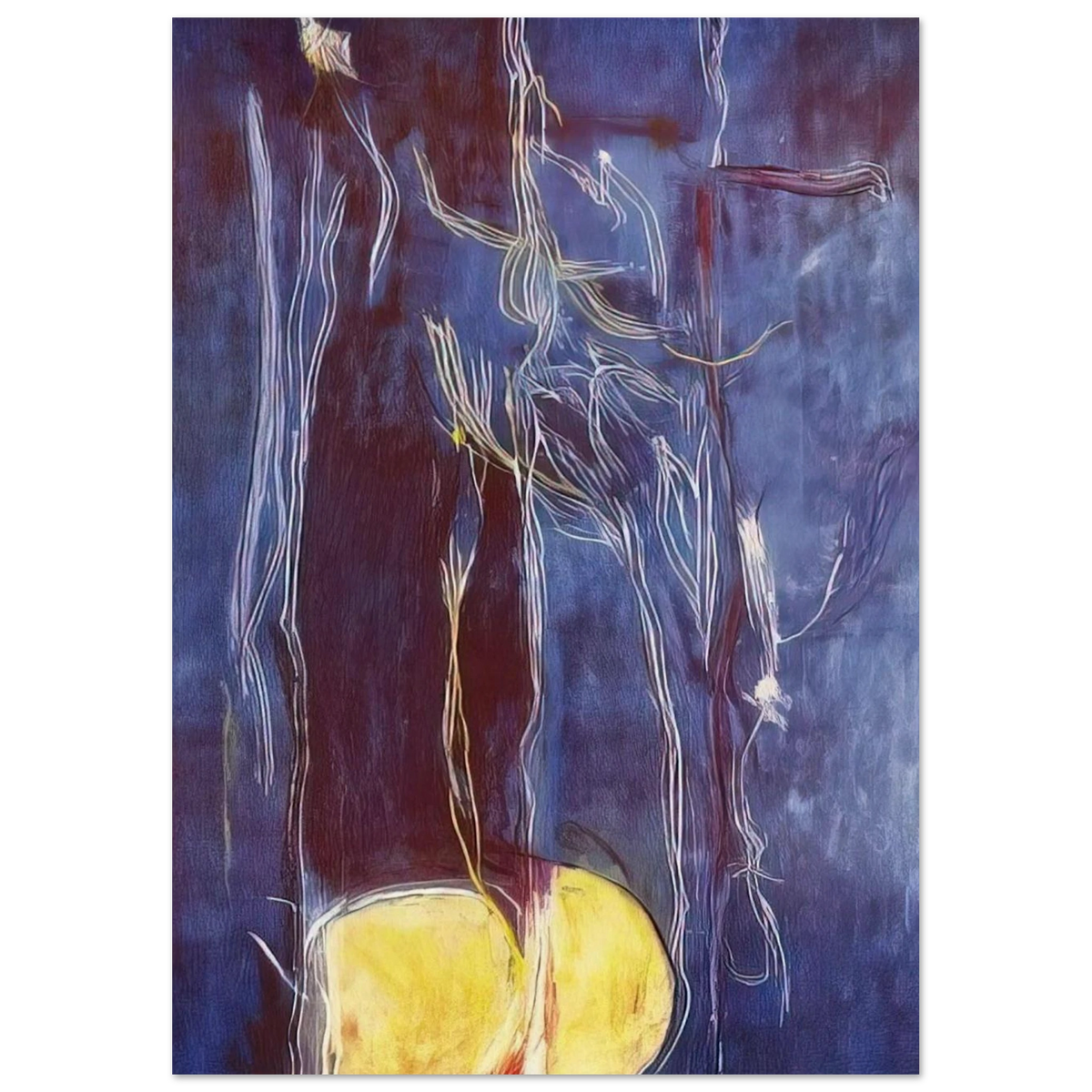 All About Blue - 1994 Poster | Helen Frankenthaler Poster | Frankenthaler Helen