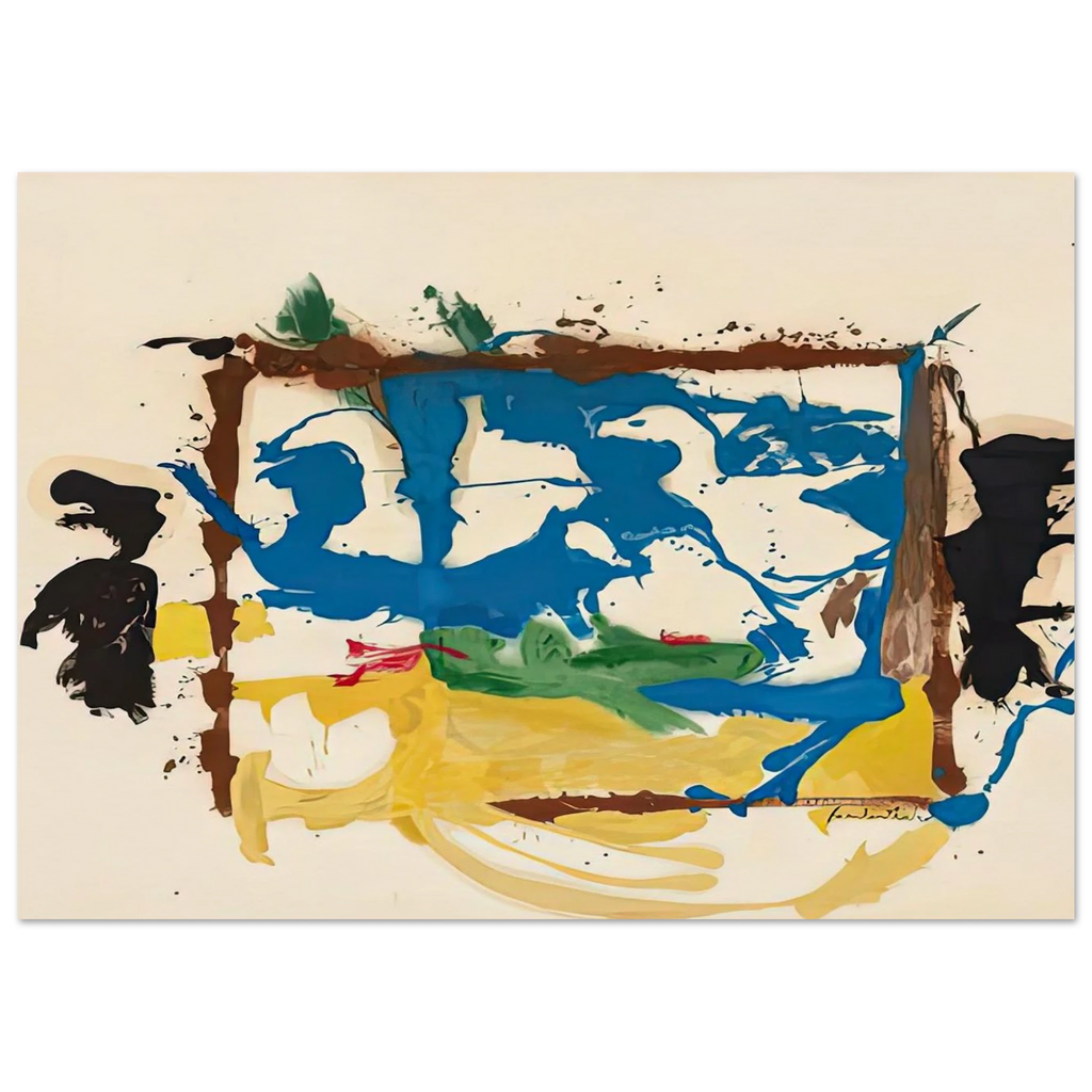 Swan Lake I, 1961- Poster | Helen Frankenthaler Poster | Frankenthaler Helen