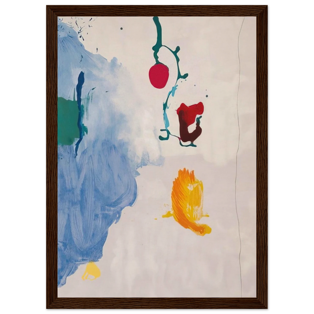 Eve - 1995 Framed Poster | Helen Frankenthaler Framed Prints Wall Art | Frankenthaler Helen