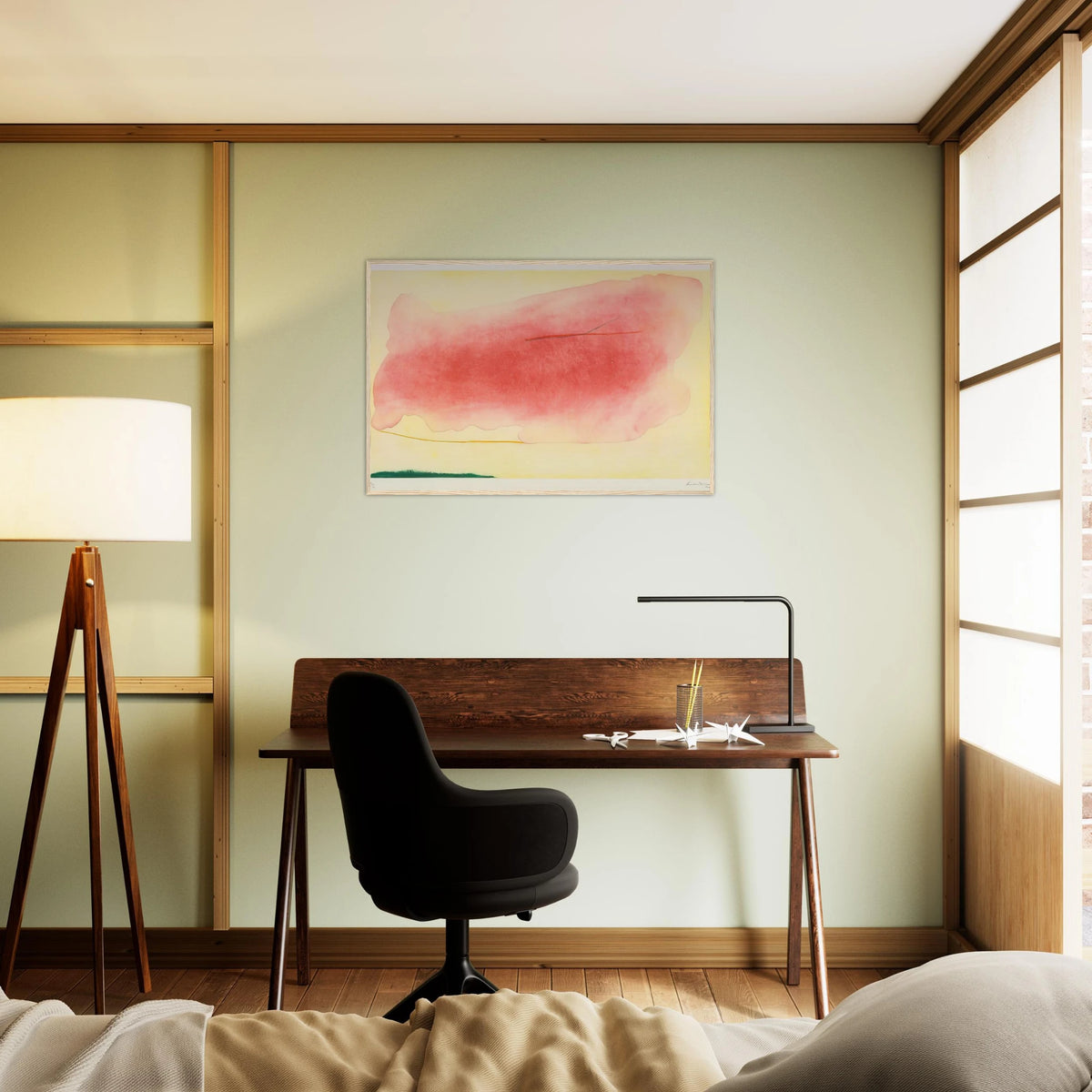 Nepenthe - 1972 Framed Poster | Helen Frankenthaler Framed Prints Wall Art | Frankenthaler Helen