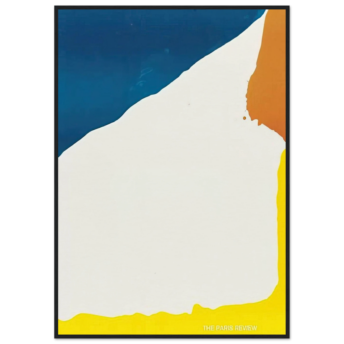 Paris Review - 1966 Framed Poster | Helen Frankenthaler Framed Prints Wall Art | Frankenthaler Helen