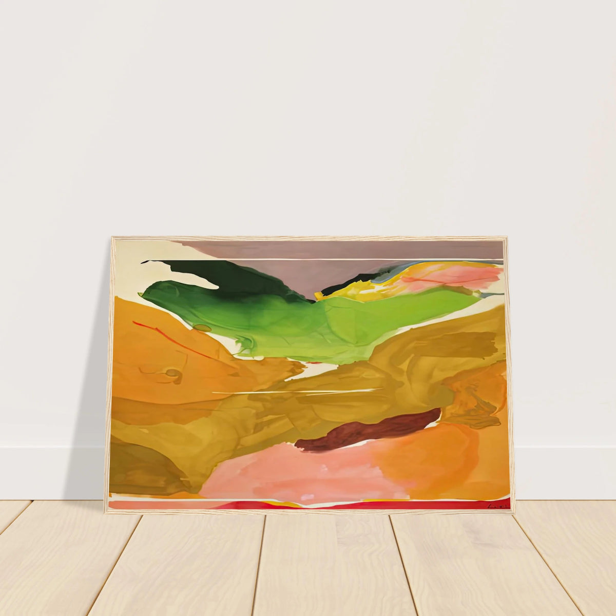 Nature Abhors a Vacuum, 1973- Framed Poster | Helen Frankenthaler Framed Prints Wall Art | Frankenthaler Helen