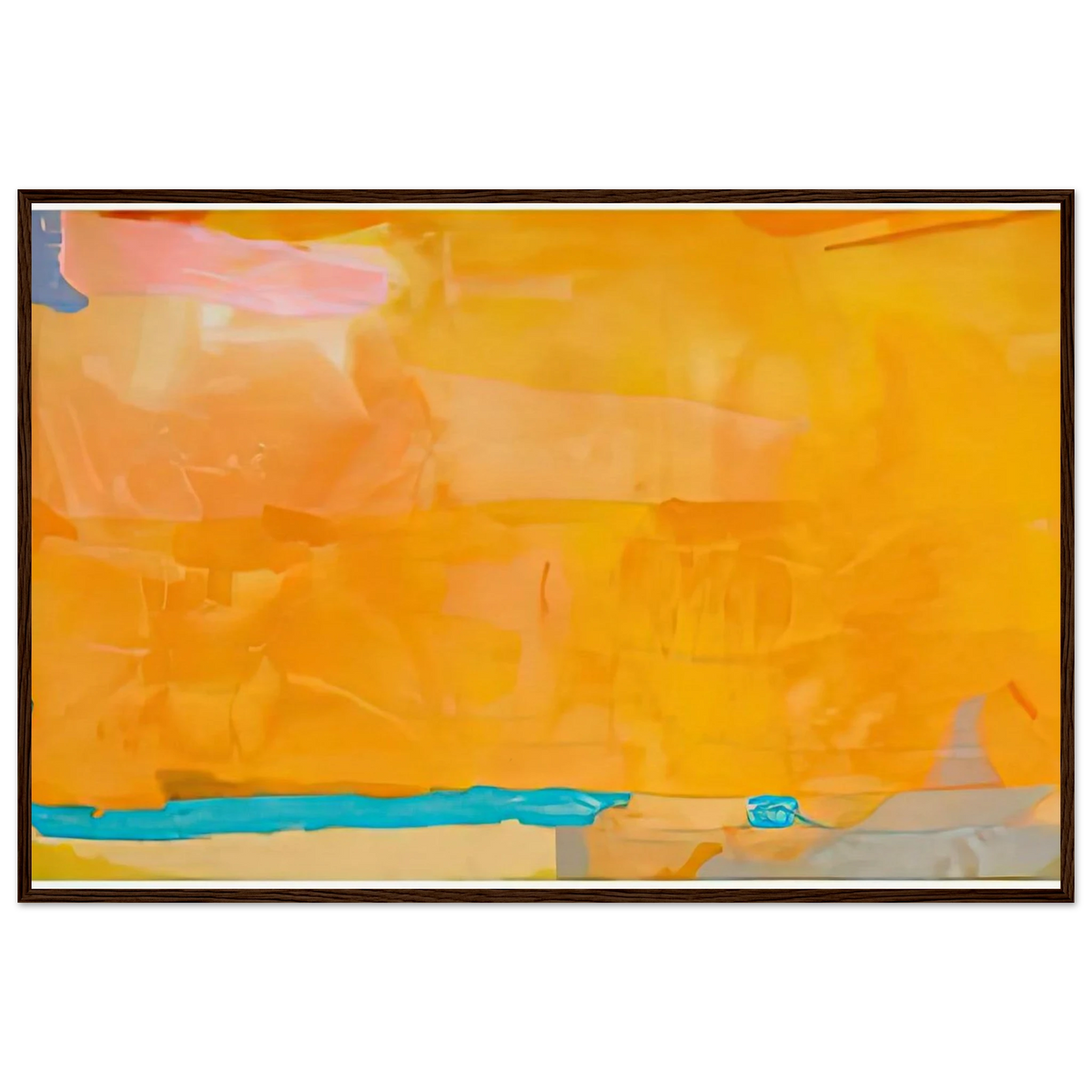 Royal Fireworks, 1975- Framed Poster | Helen Frankenthaler Framed Prints Wall Art | Frankenthaler Helen
