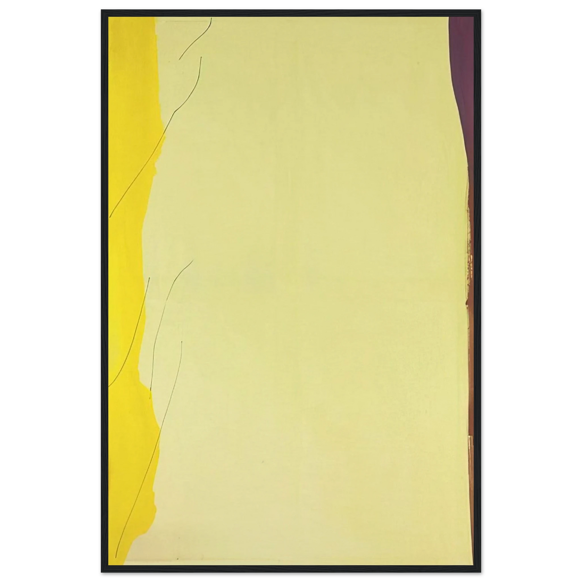 Distillation - 1973 Framed Poster | Helen Frankenthaler Framed Prints Wall Art | Frankenthaler Helen