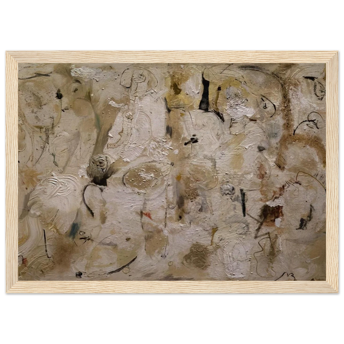 Painted on 21st Street - 1951 Framed Poster | Helen Frankenthaler Framed Prints Wall Art | Frankenthaler Helen