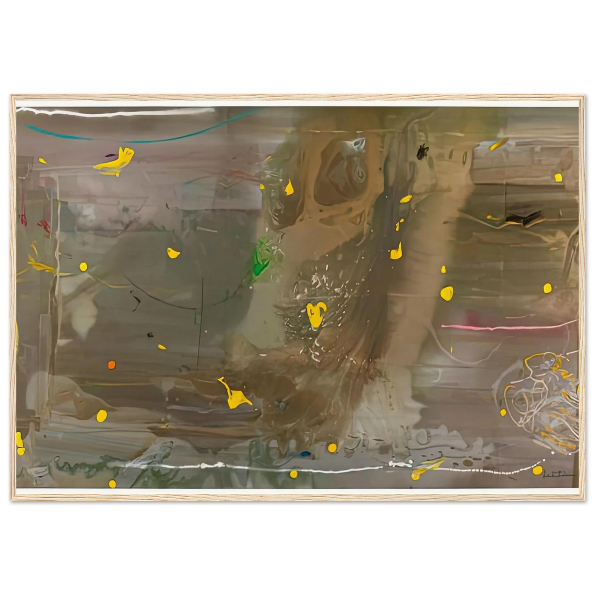 Halley’s Comet, 1985- Framed Poster | Helen Frankenthaler Framed Prints Wall Art | Frankenthaler Helen