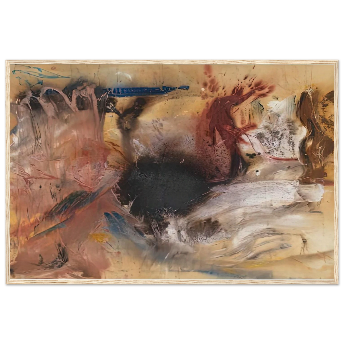 Sun Spot, 1954- Framed Poster | Helen Frankenthaler Framed Prints Wall Art | Frankenthaler Helen