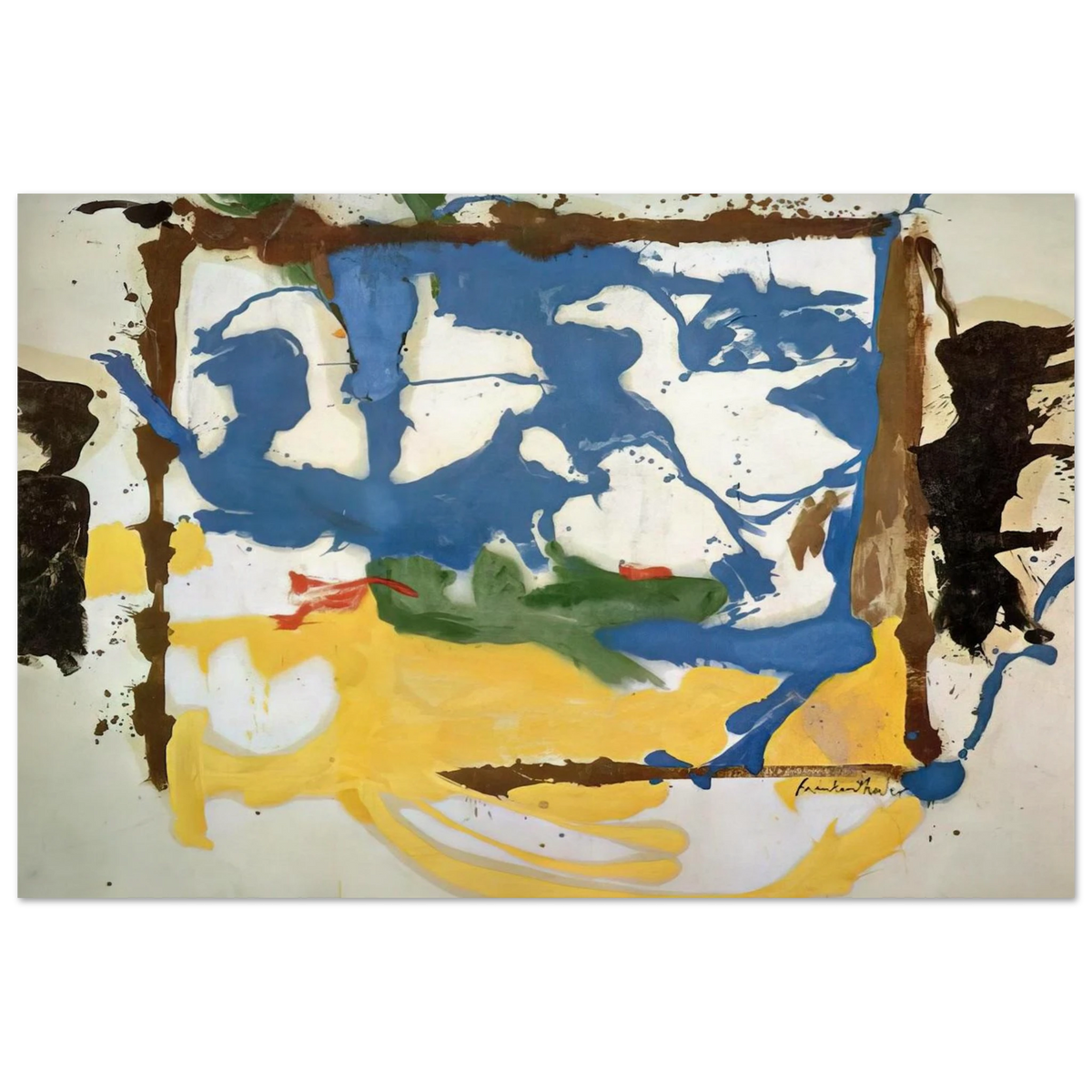 Swan Lake #2 - 1961 Poster | Helen Frankenthaler Poster | Frankenthaler Helen