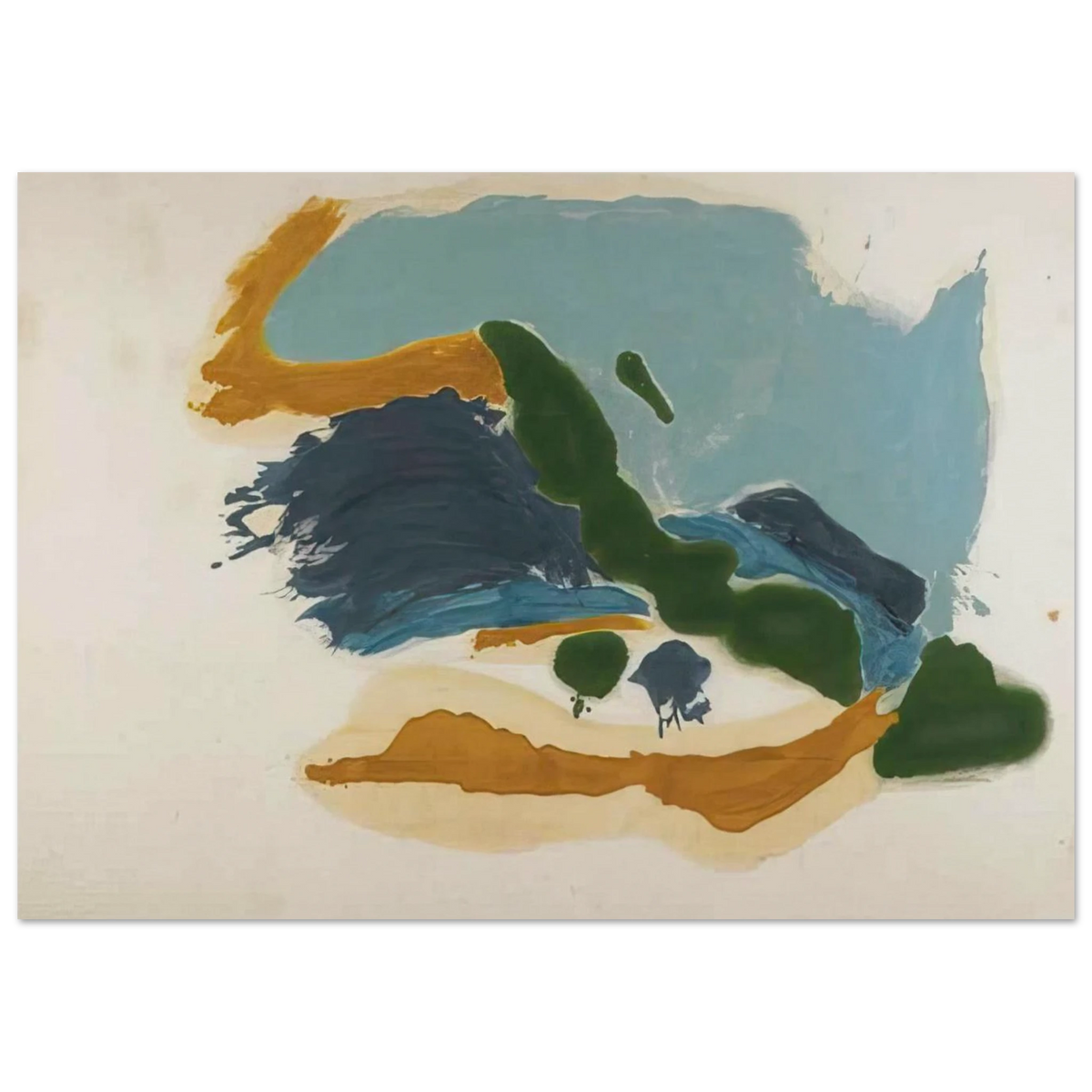 Tuscany - 1963 Poster | Helen Frankenthaler Poster | Frankenthaler Helen
