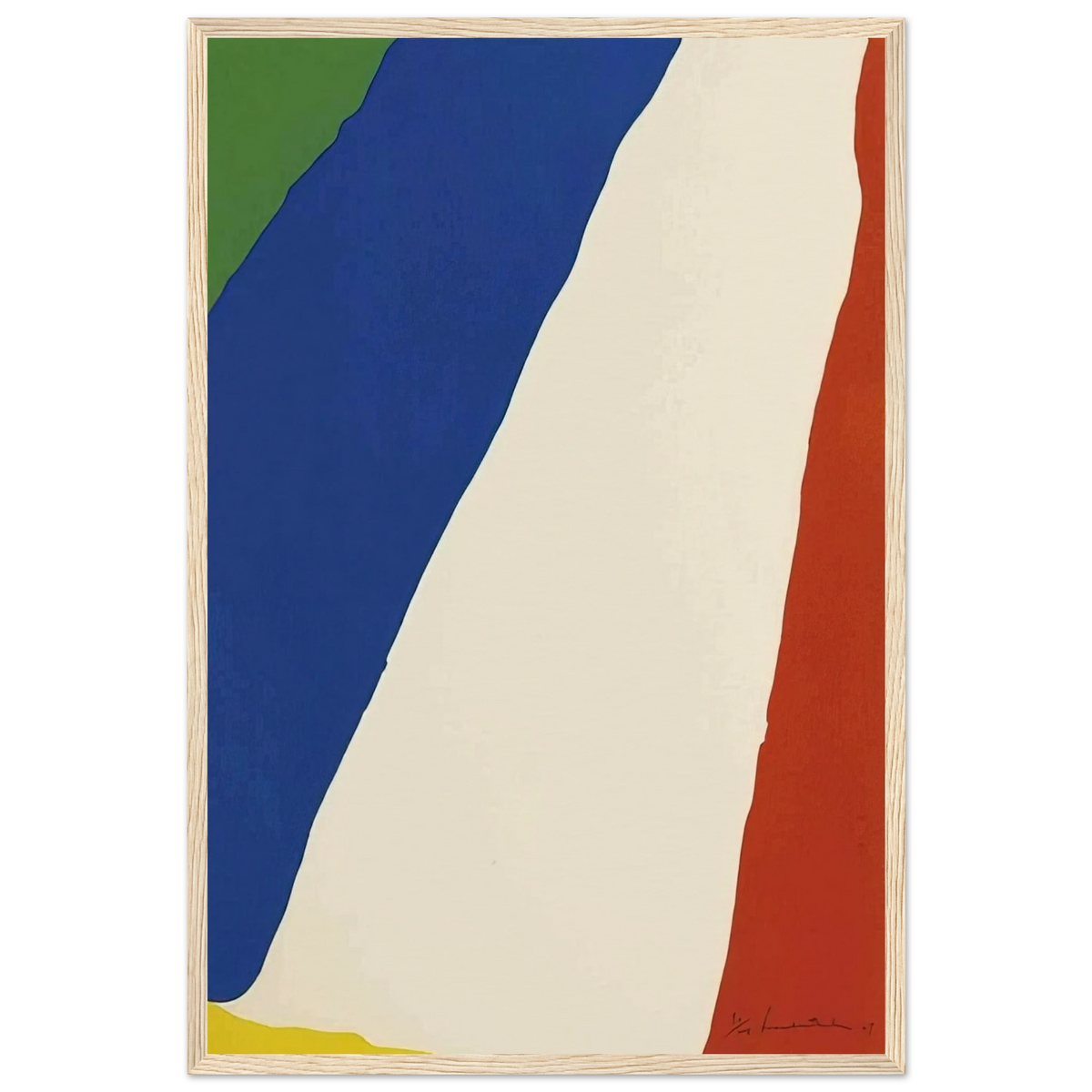 Untitled - 1967 Framed Poster | Helen Frankenthaler Framed Prints Wall Art | Frankenthaler Helen
