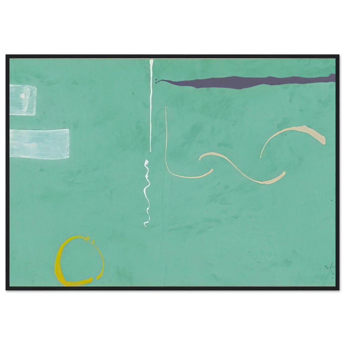 Tahiti - 1989 Framed Poster | Helen Frankenthaler Framed Prints Wall Art | Frankenthaler Helen