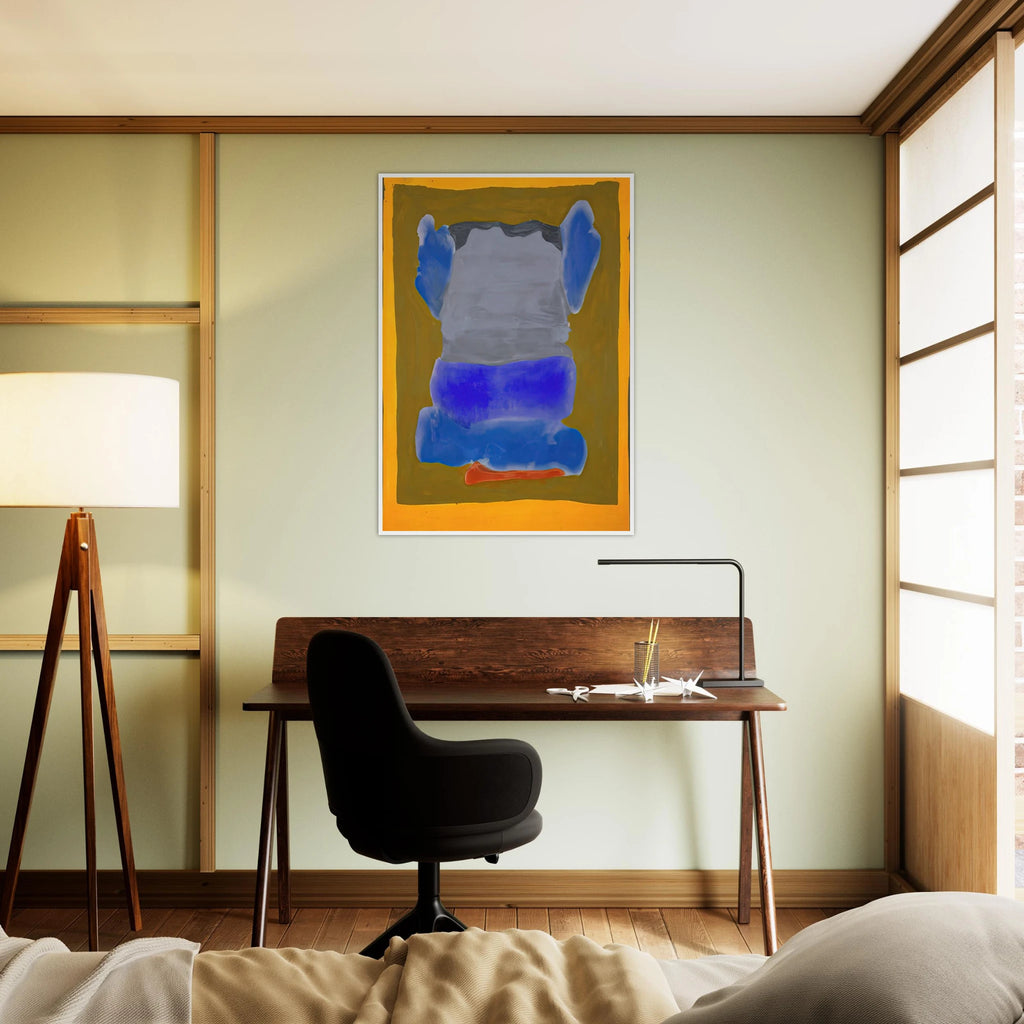 Buddha s Court - 1964 Framed Poster | Helen Frankenthaler Framed Prints Wall Art | Frankenthaler Helen