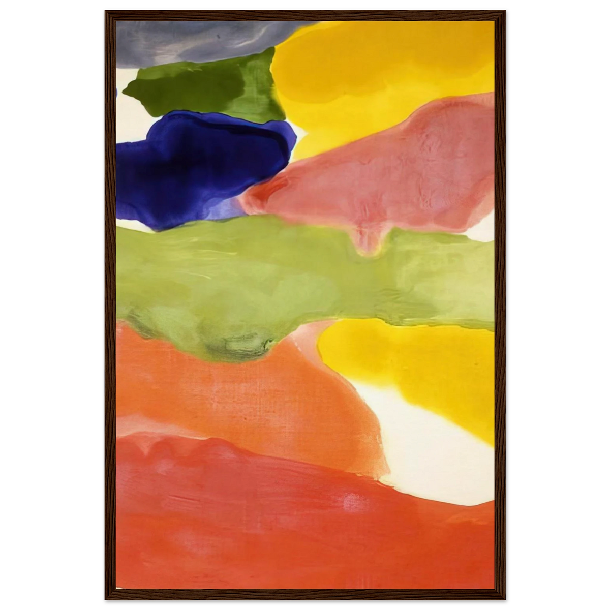 Tutti-Fruitti - 1966 Framed Poster | Helen Frankenthaler Framed Prints Wall Art | Frankenthaler Helen