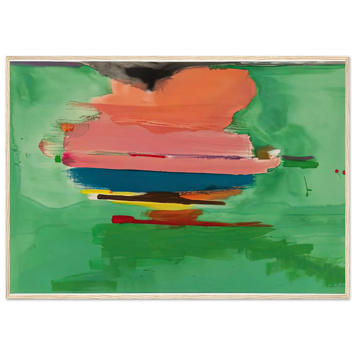 Untitled, 1973- Framed Poster | Helen Frankenthaler Framed Prints Wall Art | Frankenthaler Helen