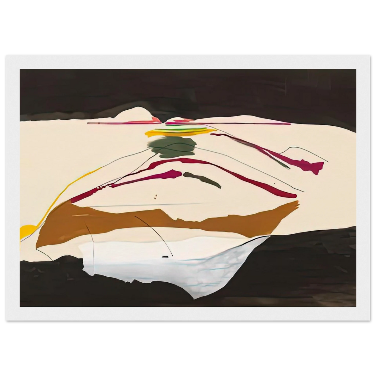 New Paths, 1973- Framed Poster | Helen Frankenthaler Framed Prints Wall Art | Frankenthaler Helen