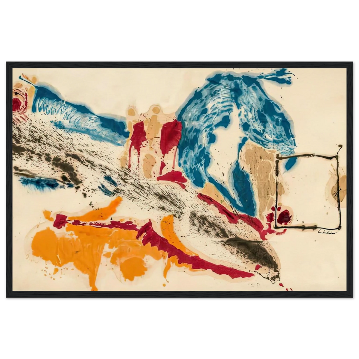 Alassio, 1960- Framed Poster | Helen Frankenthaler Framed Prints Wall Art | Frankenthaler Helen
