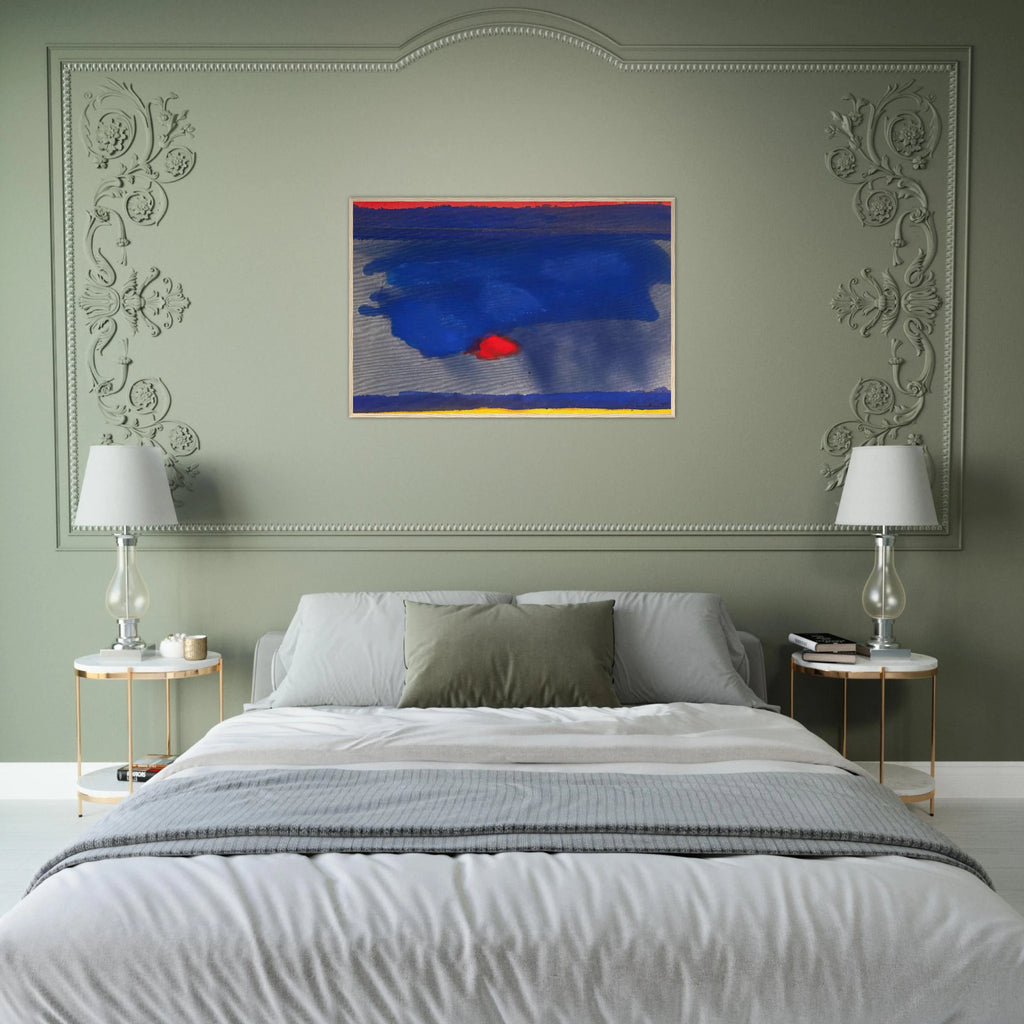 Provincetown - 1964 Framed Poster | Helen Frankenthaler Framed Prints Wall Art | Frankenthaler Helen