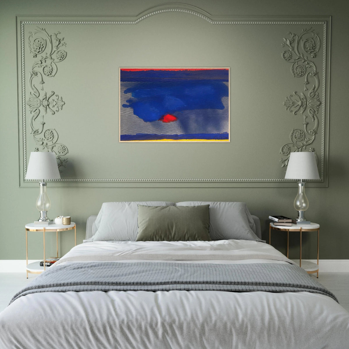 Provincetown - 1964 Framed Poster | Helen Frankenthaler Framed Prints Wall Art | Frankenthaler Helen