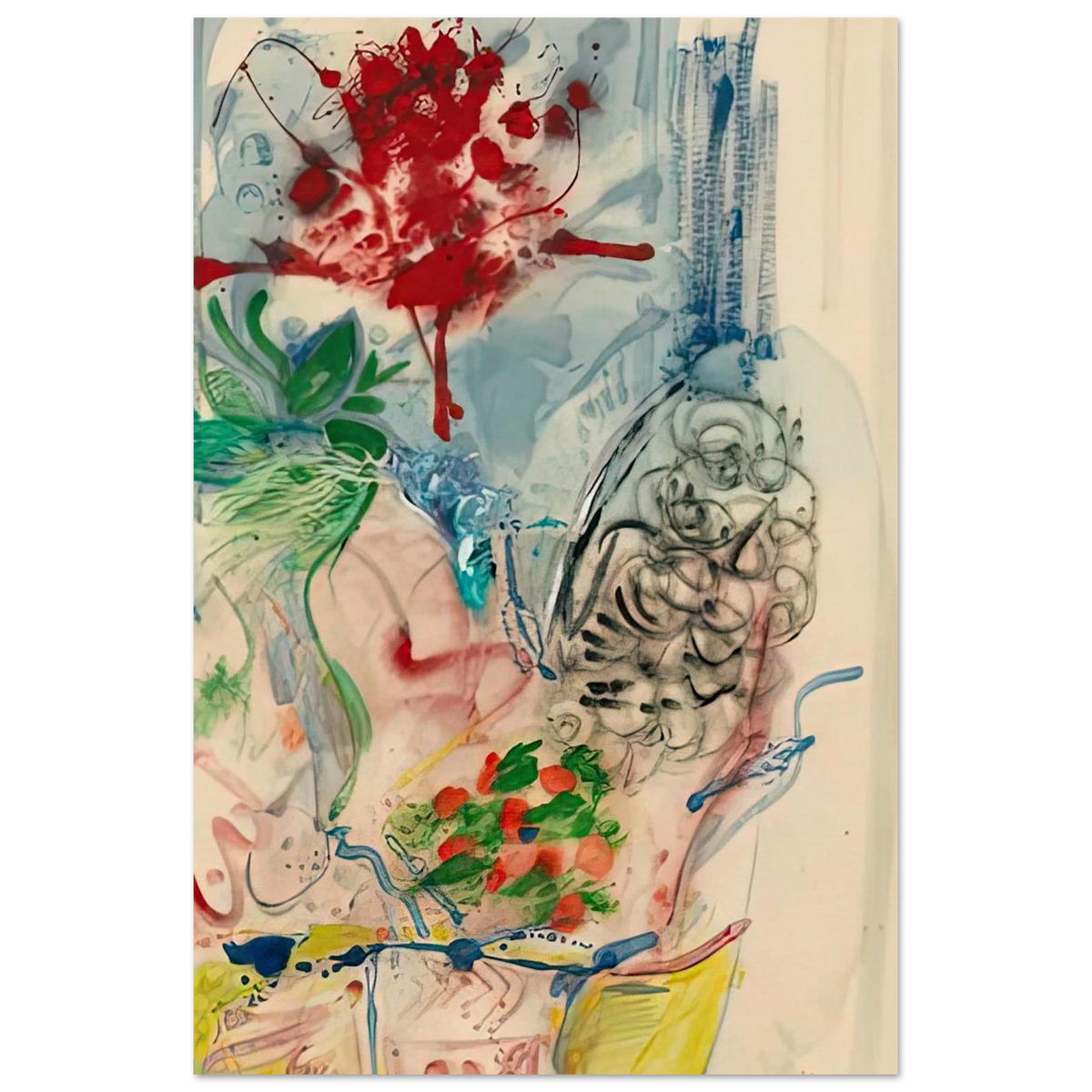 L’Amour Toujours L’Amour, 1957- Poster | Helen Frankenthaler Poster | Frankenthaler Helen