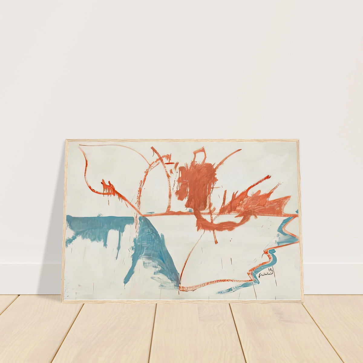 French Horizon, 1958- Framed Poster | Helen Frankenthaler Framed Prints Wall Art | Frankenthaler Helen