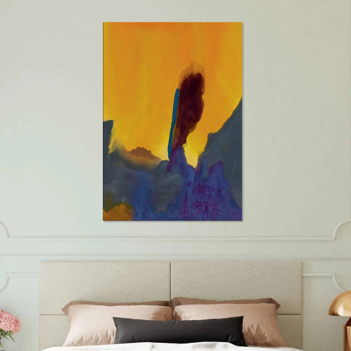 Glow II - 1968 Canvas | Helen Frankenthaler Canvas | Frankenthaler Helen