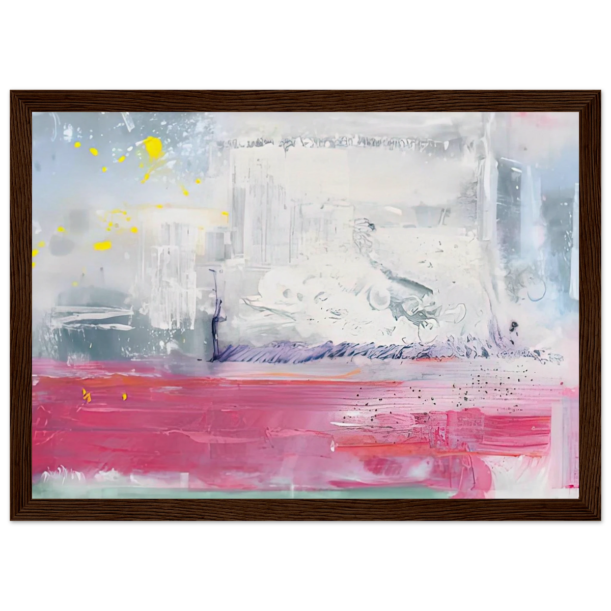 Hot Ice, 1990- Framed Poster | Helen Frankenthaler Framed Prints Wall Art | Frankenthaler Helen