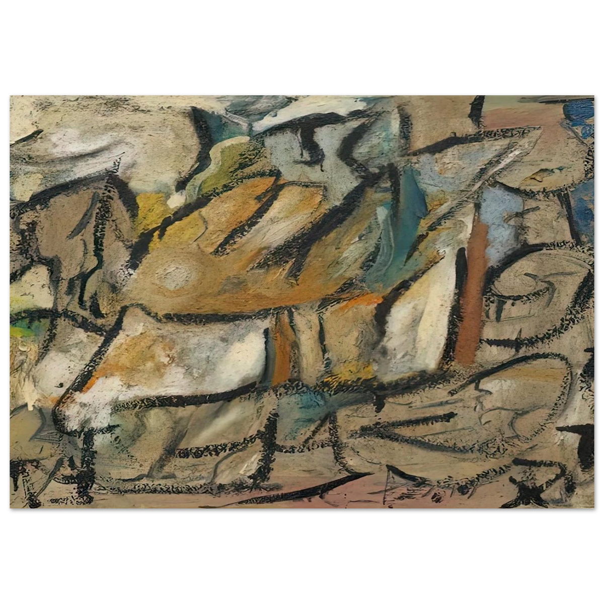 August Weather, 1951- Poster | Helen Frankenthaler Poster | Frankenthaler Helen