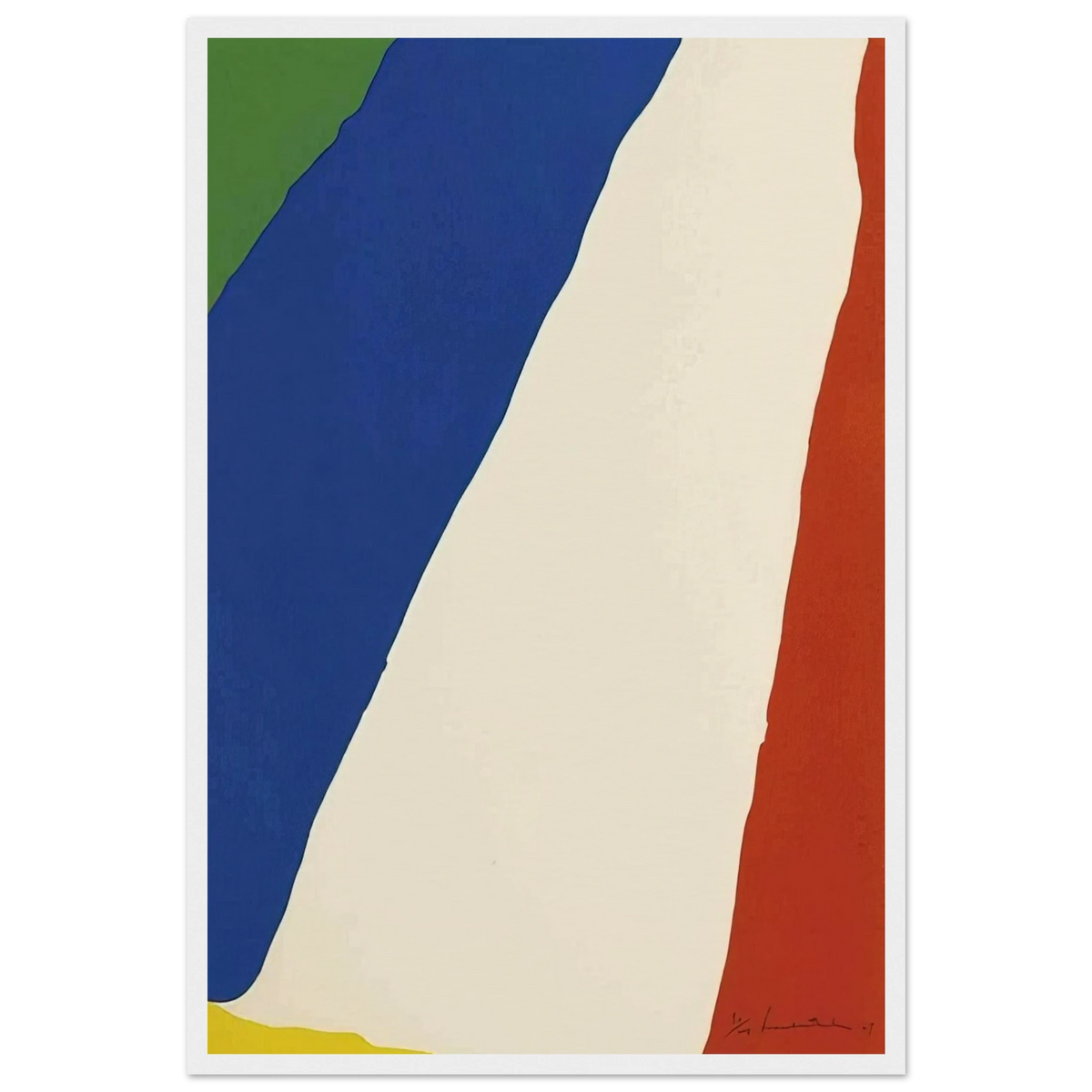 Untitled - 1967 Framed Poster | Helen Frankenthaler Framed Prints Wall Art | Frankenthaler Helen