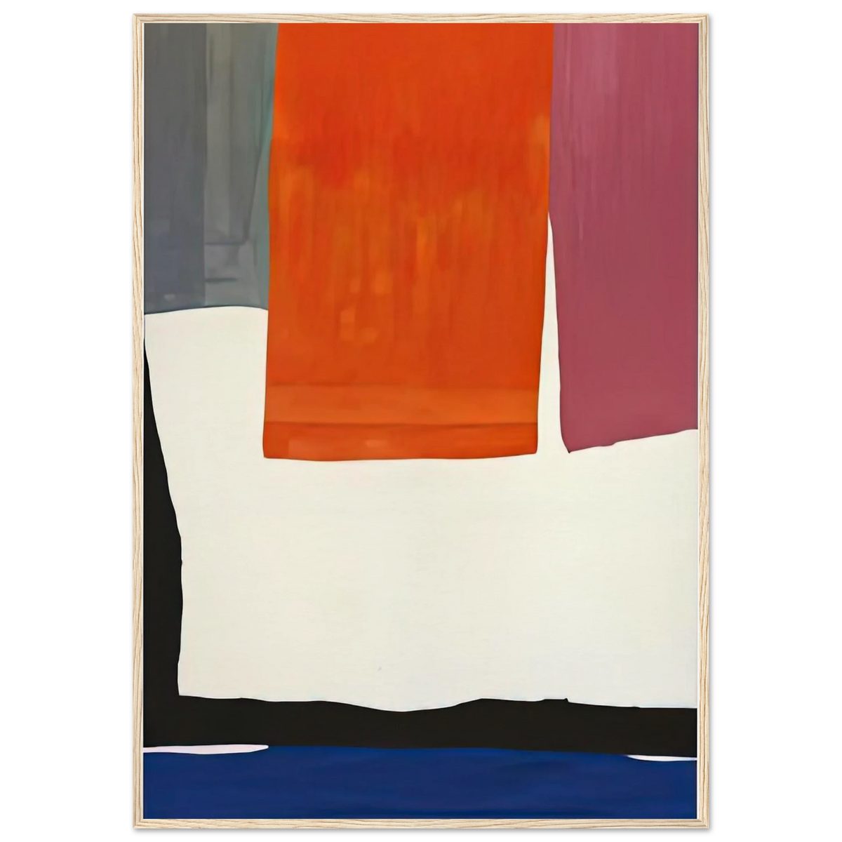 The Human Edge, 1967- Framed Poster | Helen Frankenthaler Framed Prints Wall Art | Frankenthaler Helen