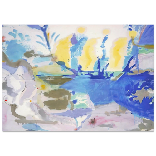 Basque Beach - 1958 Poster | Helen Frankenthaler Poster | Frankenthaler Helen
