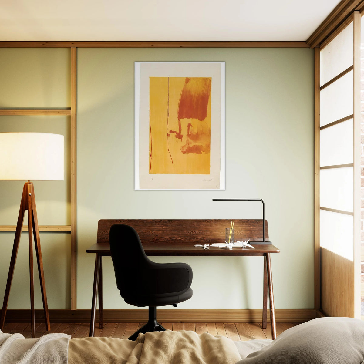 Harvest - 1976 Framed Poster | Helen Frankenthaler Framed Prints Wall Art | Frankenthaler Helen