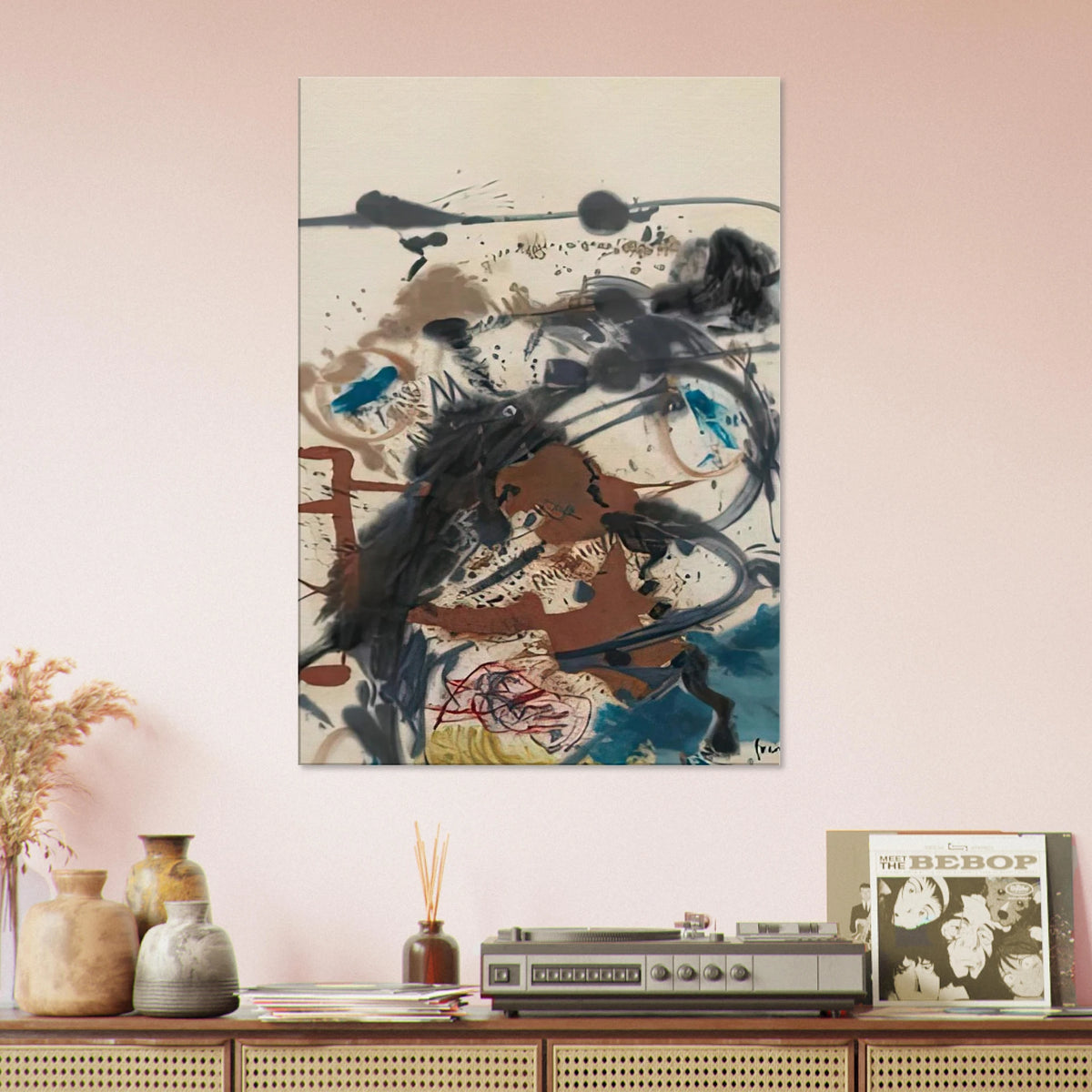 Winter Hunt, 1958- Canvas | Helen Frankenthaler Canvas | Frankenthaler Helen