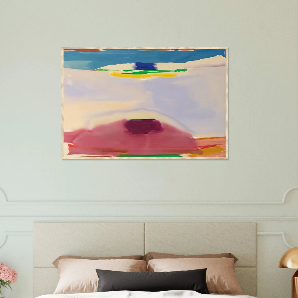 Leveling - 1973 Framed Poster | Helen Frankenthaler Framed Prints Wall Art | Frankenthaler Helen
