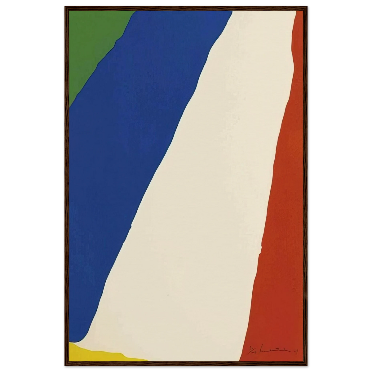 Untitled - 1967 Framed Poster | Helen Frankenthaler Framed Prints Wall Art | Frankenthaler Helen