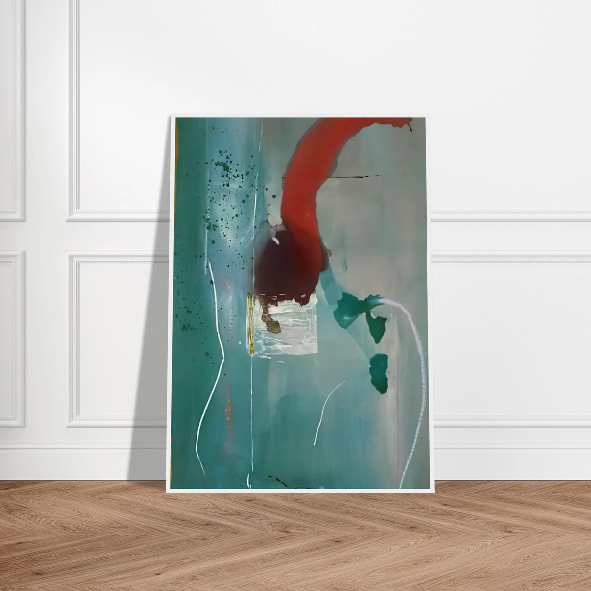 Square One - 1985 Framed Poster | Helen Frankenthaler Framed Prints Wall Art | Frankenthaler Helen