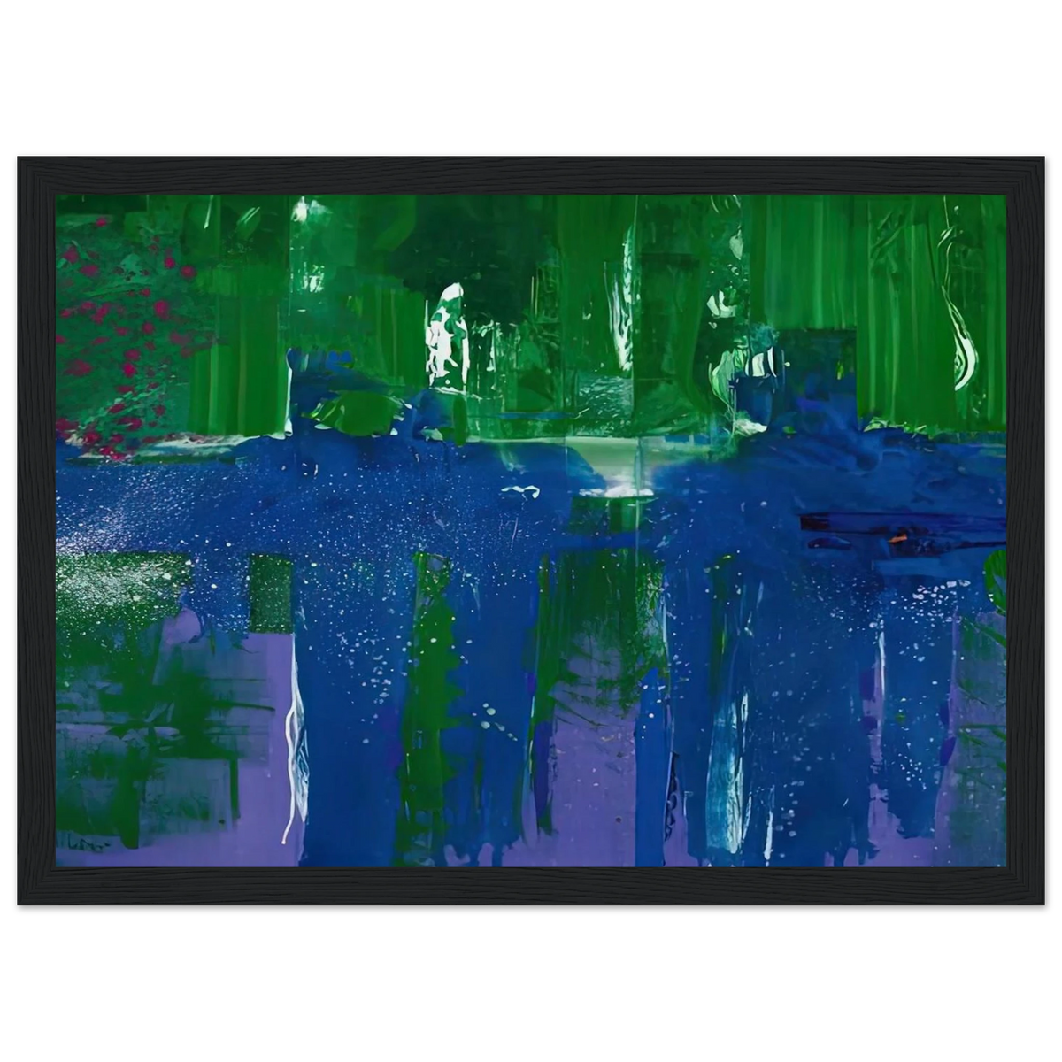 Grotto, 1990- Framed Poster | Helen Frankenthaler Framed Prints Wall Art | Frankenthaler Helen