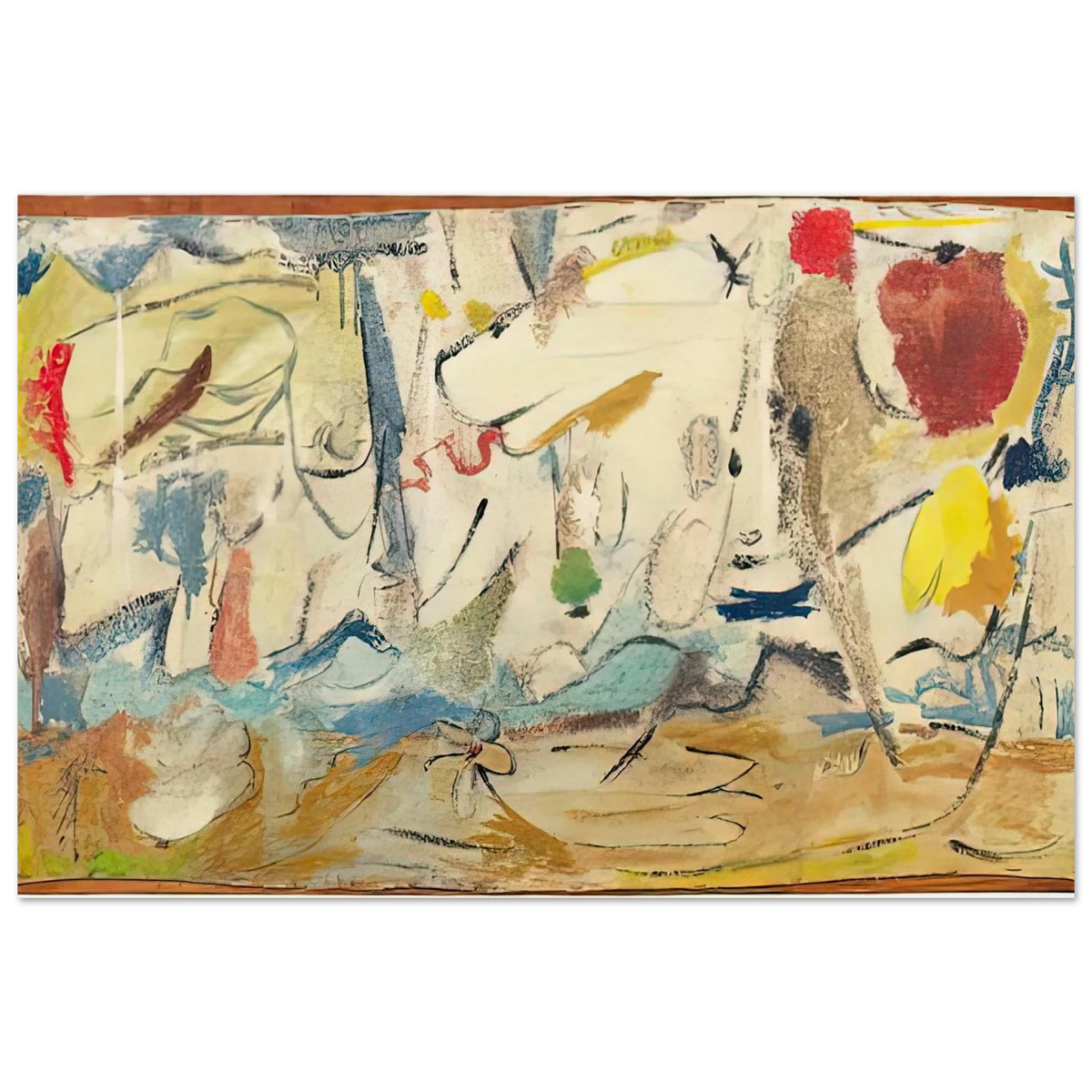 Cloudscape, 1951- Poster | Helen Frankenthaler Poster | Frankenthaler Helen