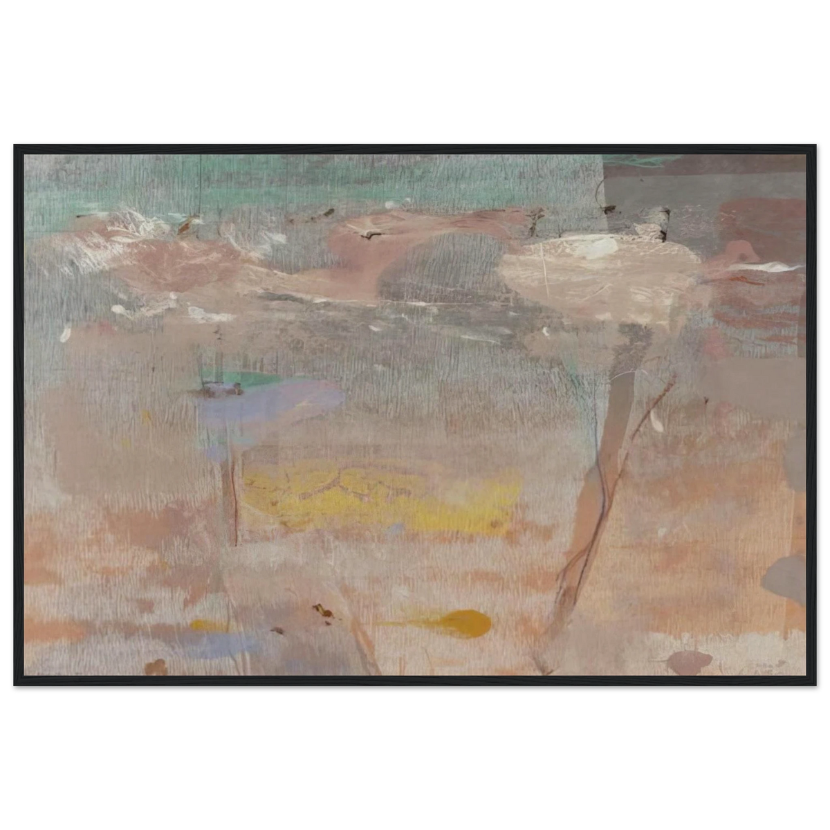 Monotype I - 1981 Framed Poster | Helen Frankenthaler Framed Prints Wall Art | Frankenthaler Helen