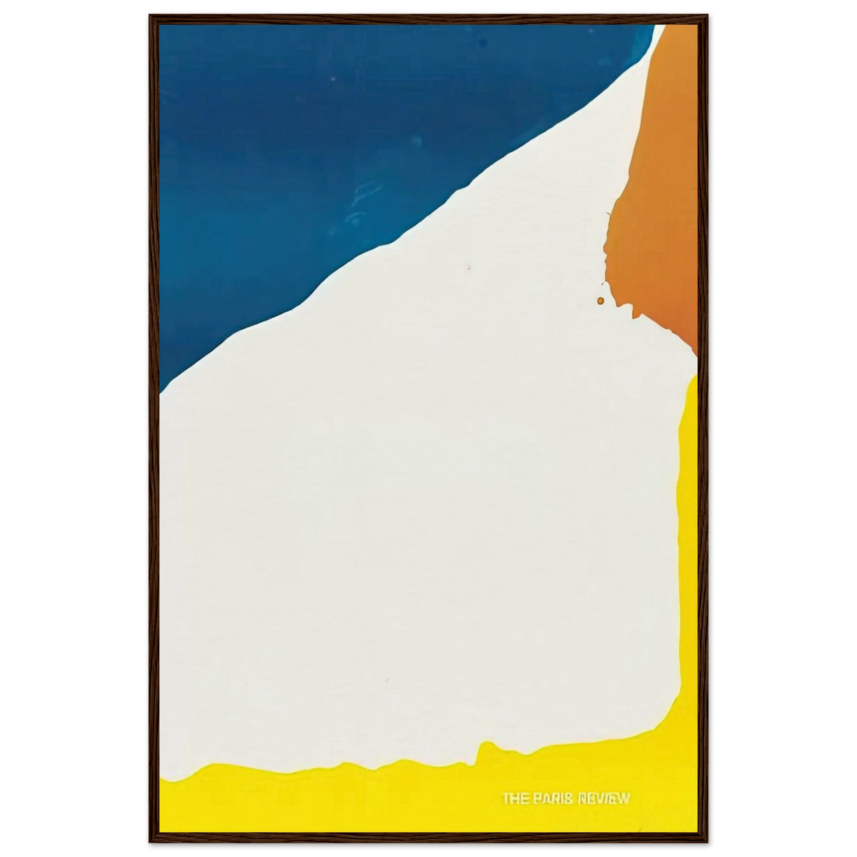Paris Review - 1966 Framed Poster | Helen Frankenthaler Framed Prints Wall Art | Frankenthaler Helen