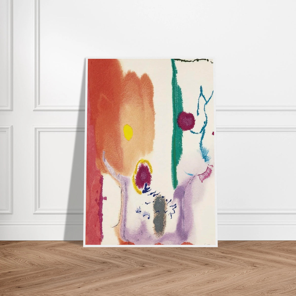 Beginnings - 2002 Framed Poster | Helen Frankenthaler Framed Prints Wall Art | Frankenthaler Helen